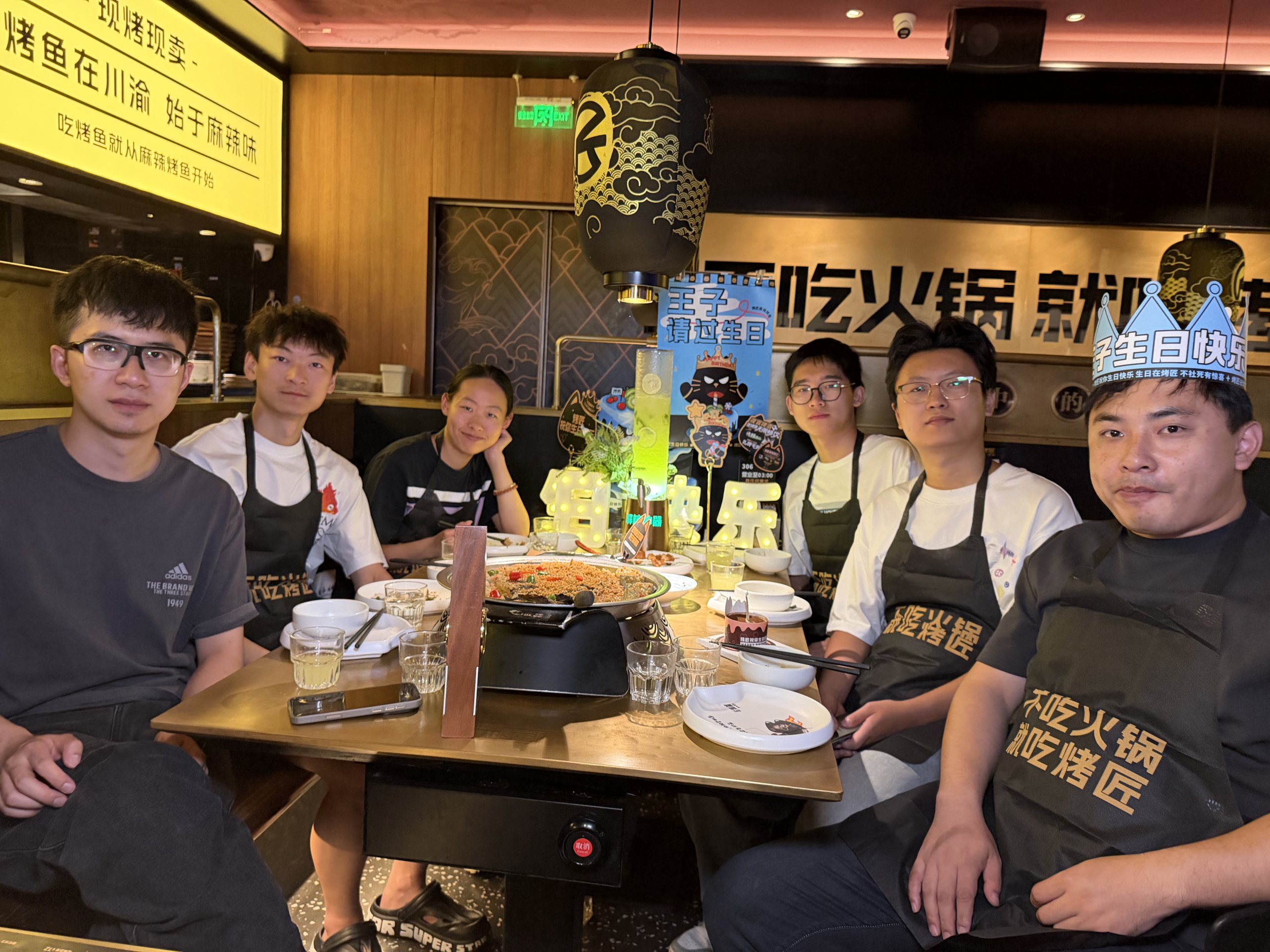在烤匠合照